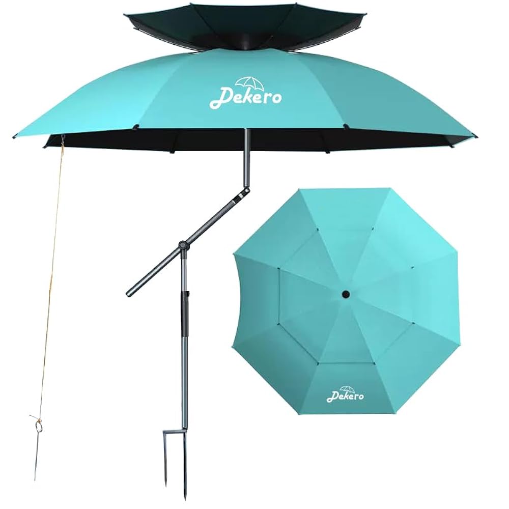 Sun Sun② AMMSUN 52 inches Chair Umbrella with Universal Clamp,Red